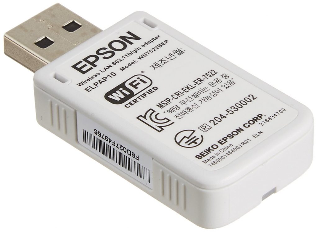 EPSON Wireless ELPAP10 – Projector World