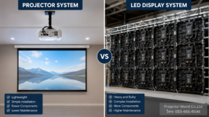 Projector VS LED